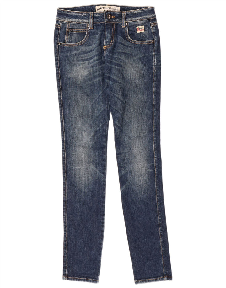 Roy Rogers Γυναικείο Slim Jeans IT 41 Small W27 L32 Μπλε βαμβακερό