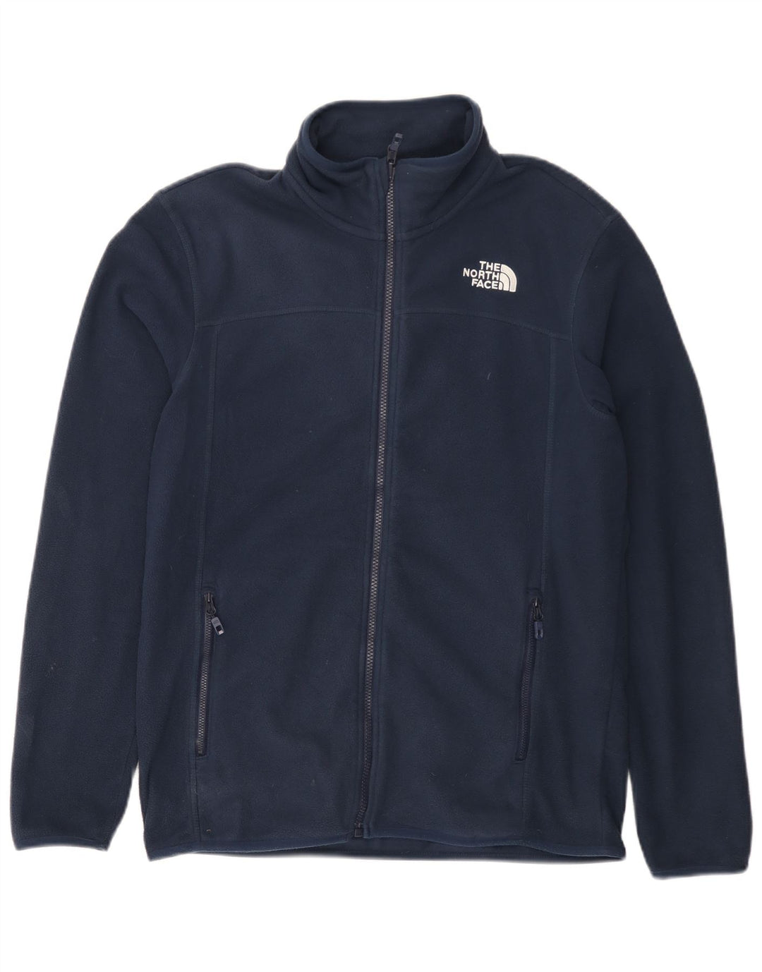 THE NORTH FACE Ανδρικό Fleece Jacket UK 38 Medium Navy Blue Polyester