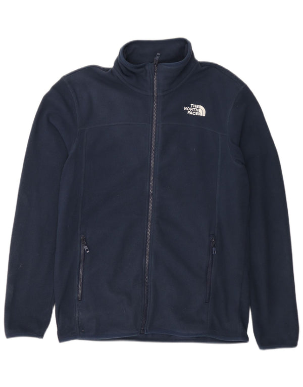 THE NORTH FACE Ανδρικό Fleece Jacket UK 38 Medium Navy Blue Polyester