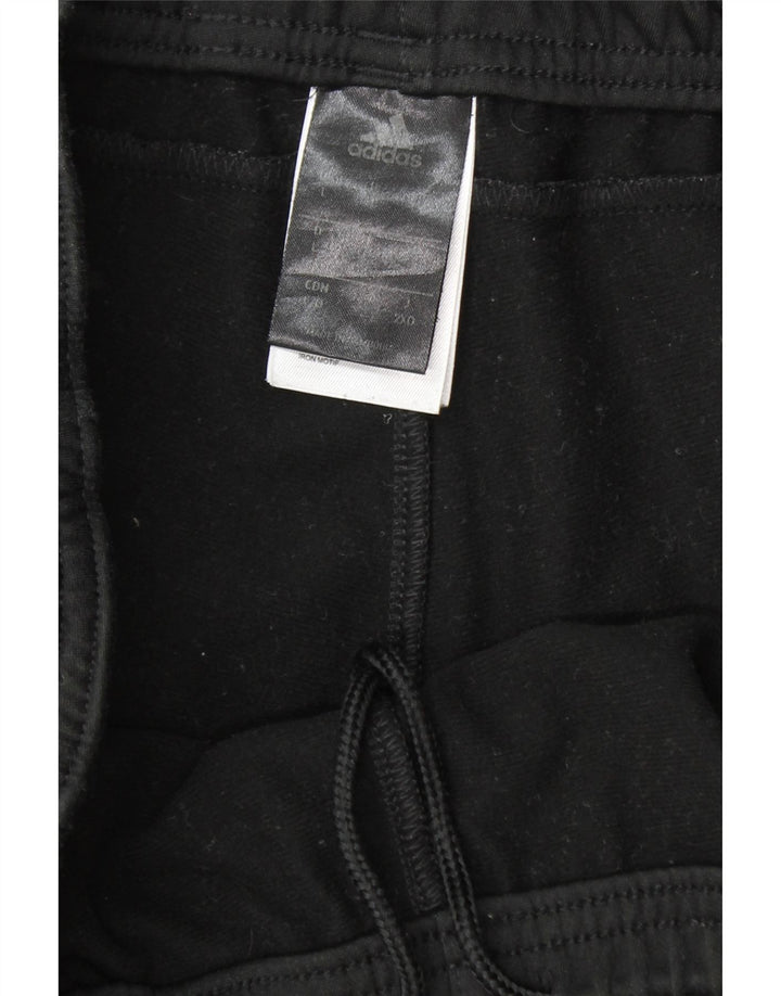 ADIDAS Mens Tracksuit Trousers Large  Black Polyester Vintage Adidas and Second-Hand Adidas from Messina Hembry 