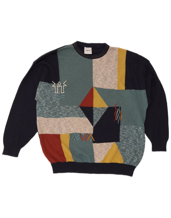 Signe Incognito Mens By C&A Crew Neck Jumper πουλόβερ Μεγάλο Navy Blue