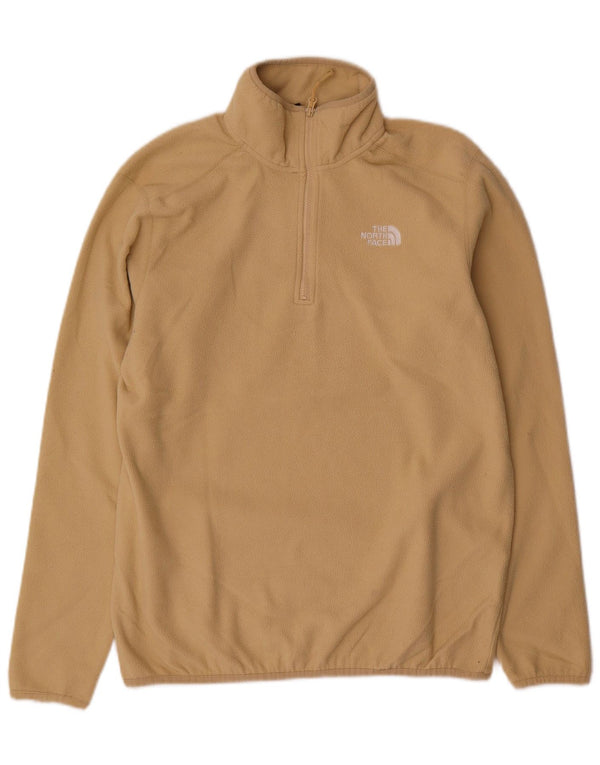 The North Face Ανδρικό φερμουάρ με λαιμόκοψη Fleece Jumper Medium Beige Πολυεστέρας