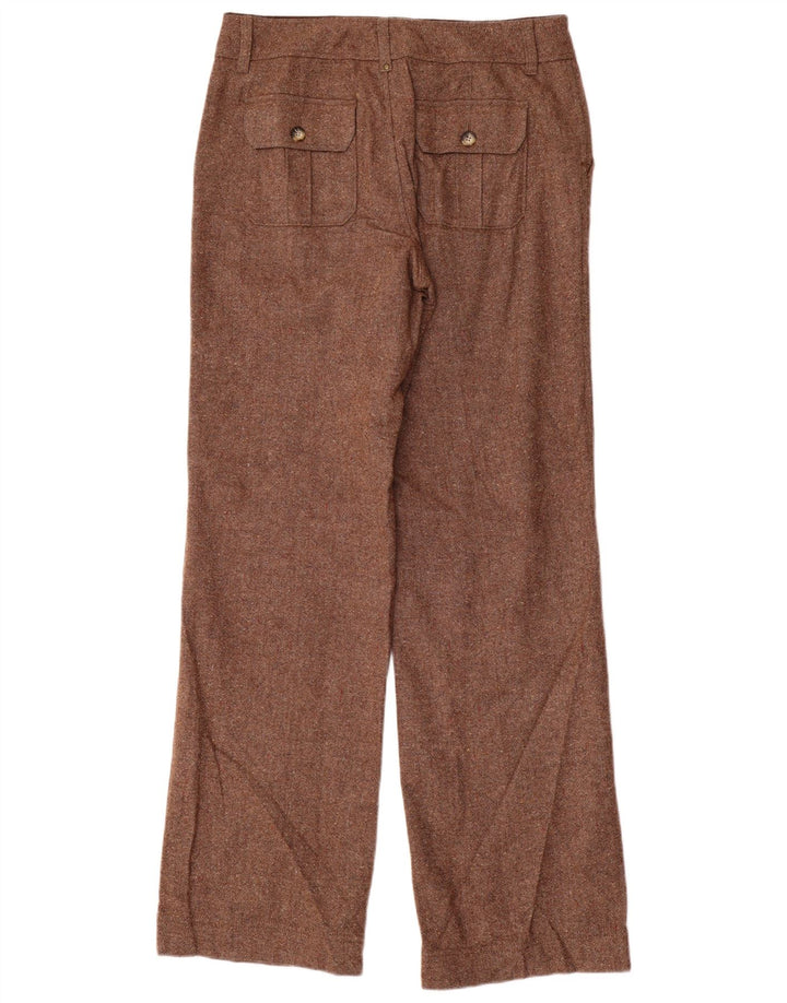 EDDIE BAUER Γυναικείο ψηλό παντελόνι Chino US 8 Medium W32 L35 Brown Flecked