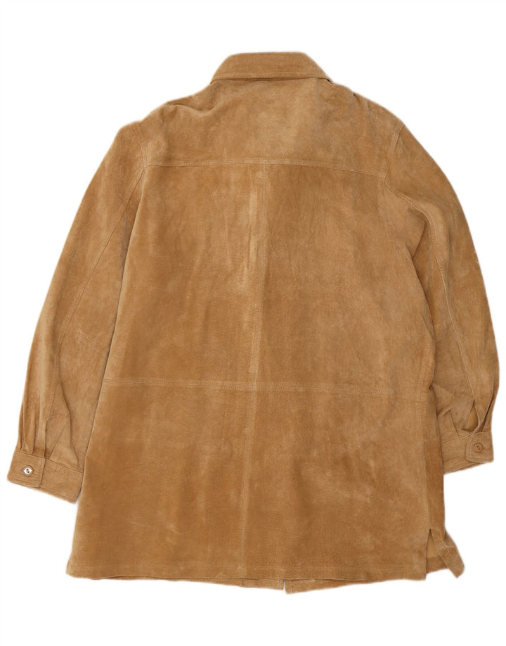 Julia S. Roma Γυναικείο Suede Jacket EU 42 Large Brown Δερμάτινο