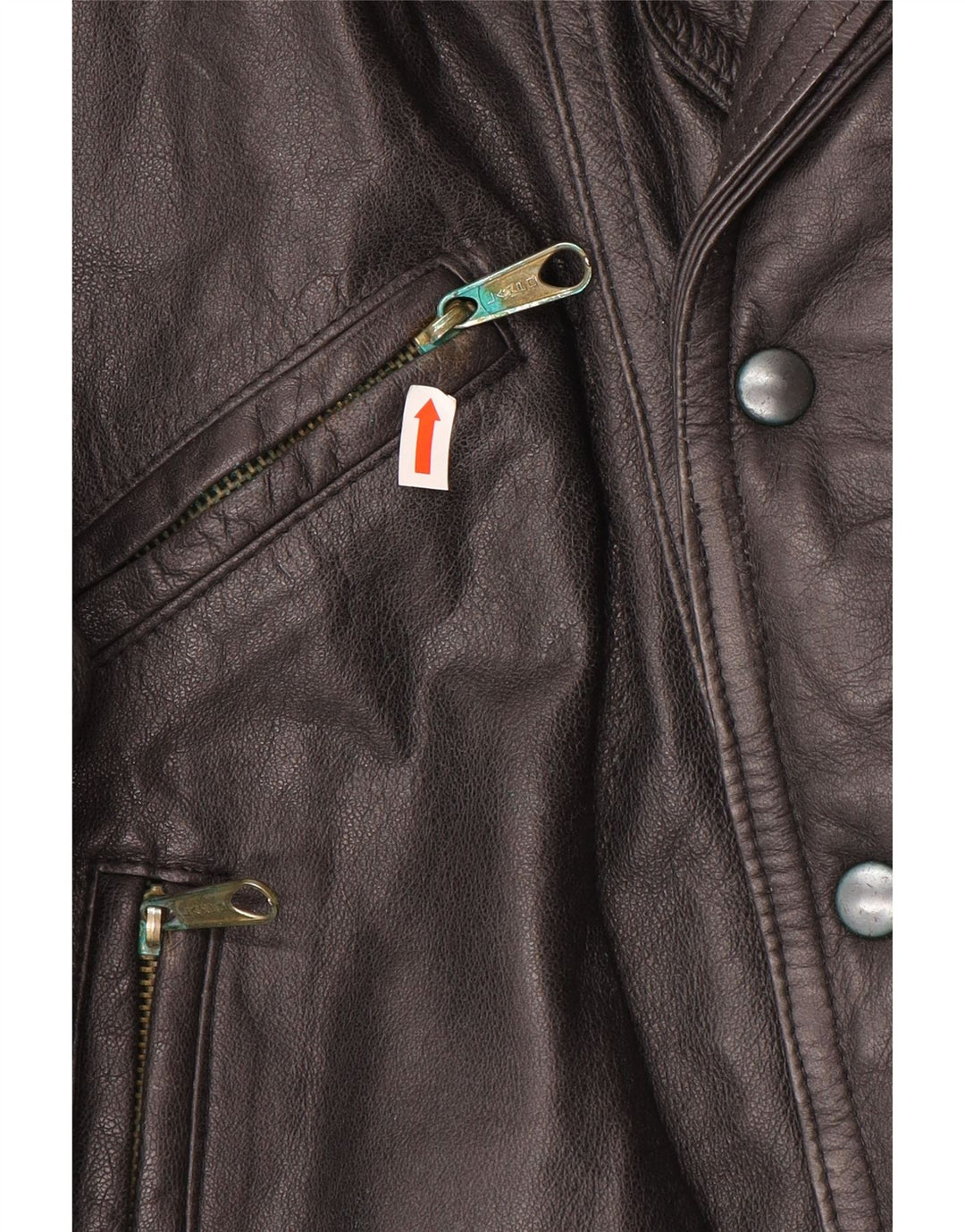 Vintage Ανδρικό Δερμάτινο Μπουφάν UK 40 Large Brown Δερμάτινο