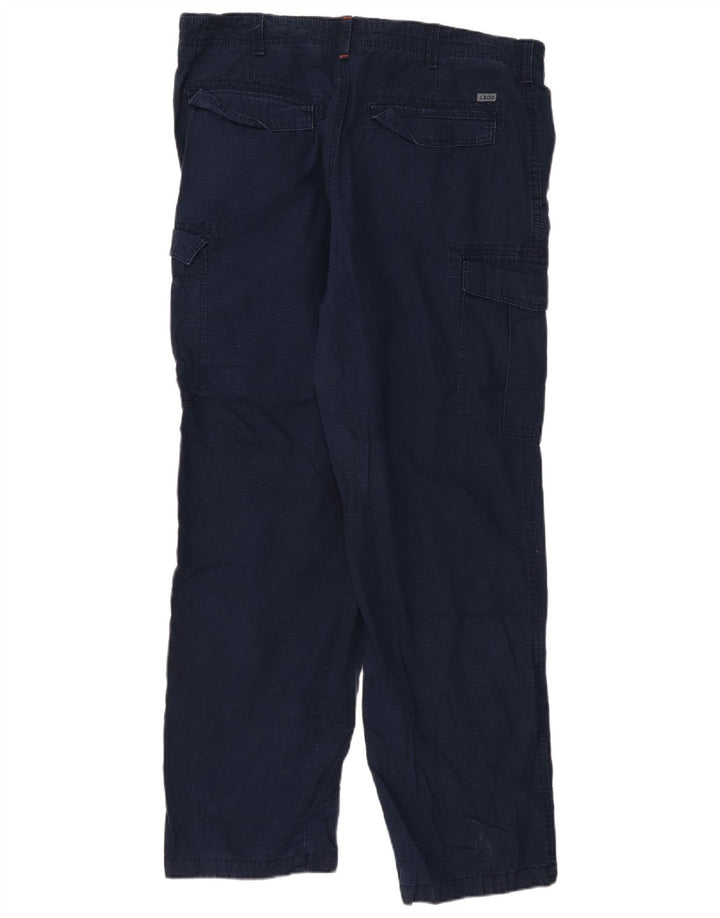 Izod Ανδρικό ίσιο παντελόνι Cargo W36 L32 Navy Blue Cotton