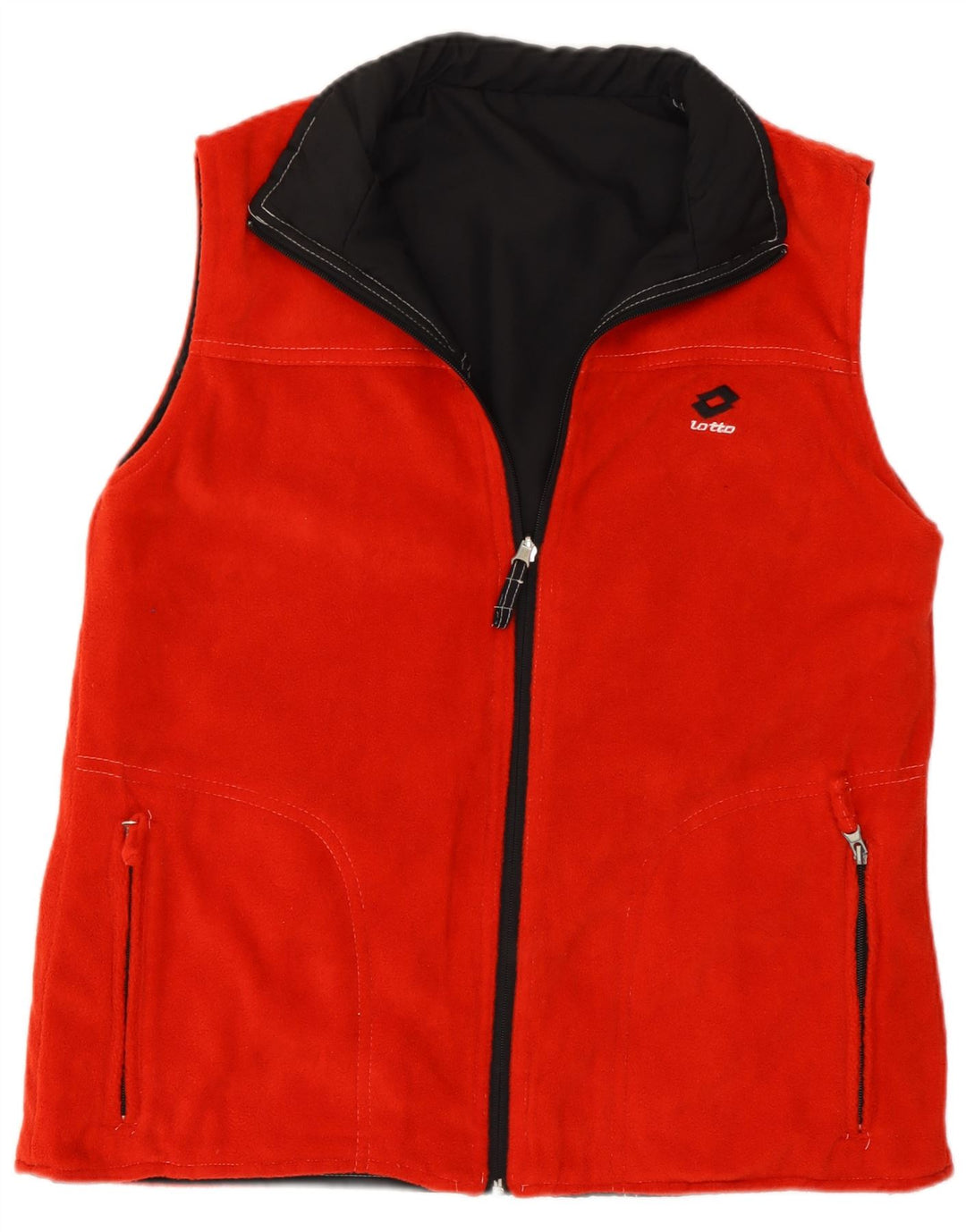 Lotto Mens Fleece Reversible Gilet Small Black Colourblock Πολυεστέρας