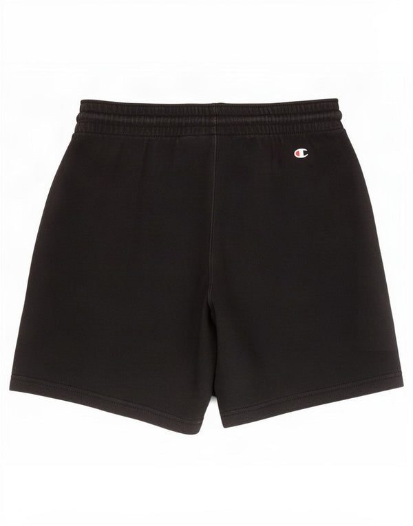 Champion Mens Graphic Sport Shorts Small Black Cotton
