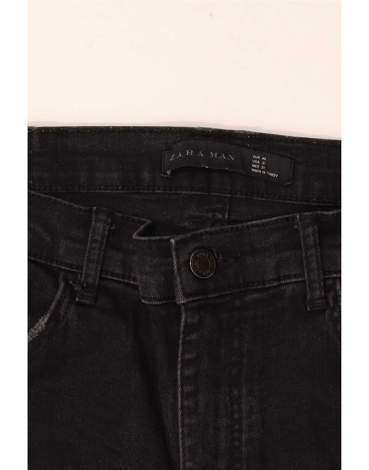 Zara Ανδρικό στενό τζιν EU 40 Medium W31 L29 Μαύρο