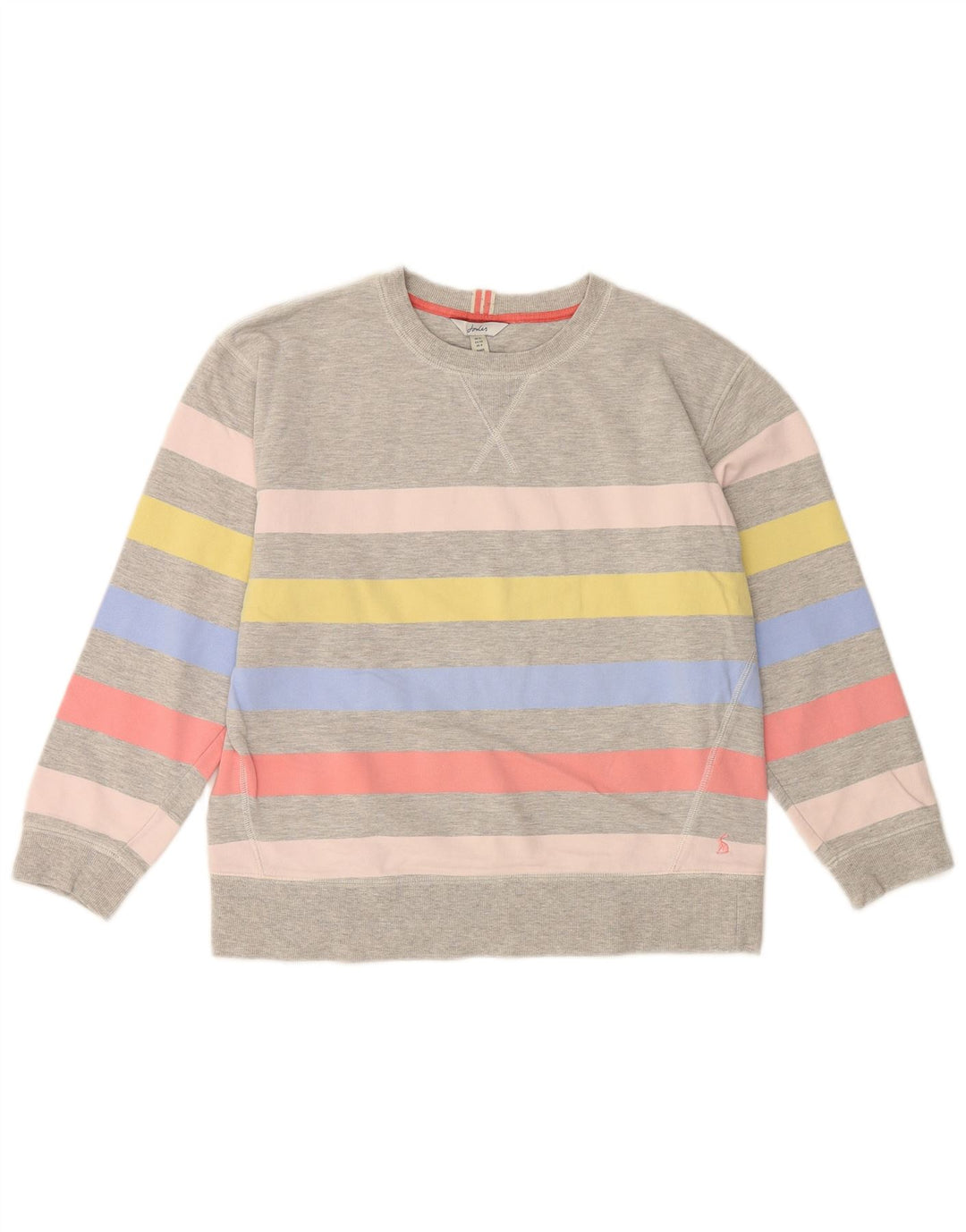 Γυναικείο φούτερ JOULES Jumper UK 12 Βαμβακερό μεσαίο γκρι ριγέ