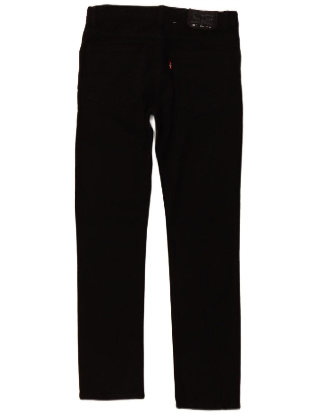 LEVI'S Girls 510 Skinny Jeans 15-16 ετών W28 L28 Μαύρο βαμβακερό