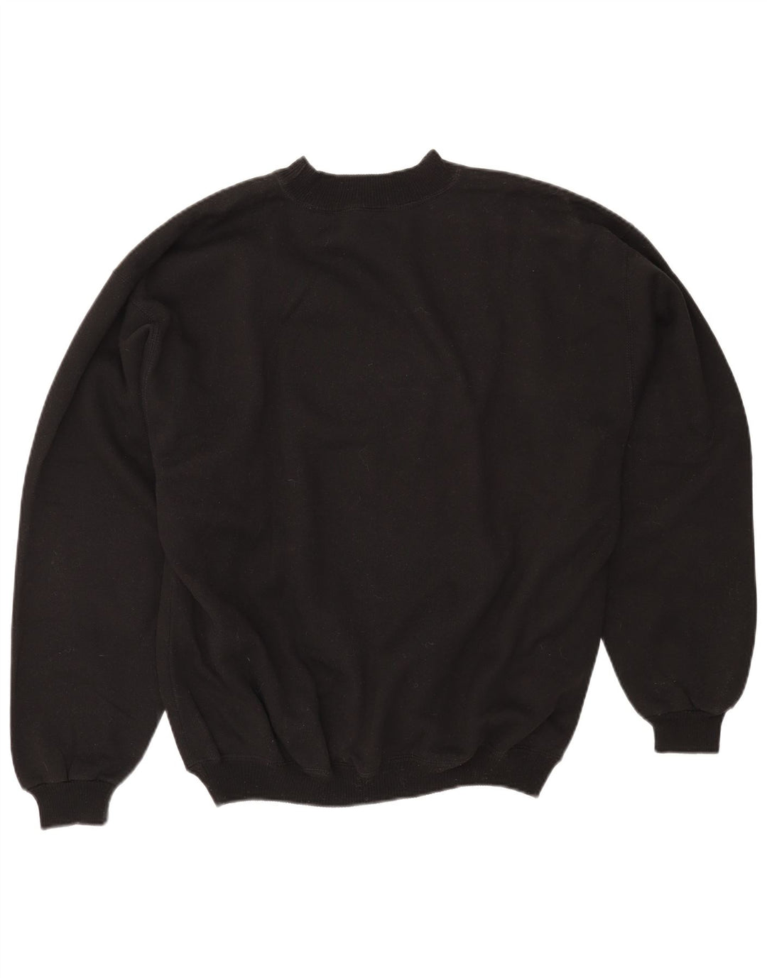 Vintage ανδρικό γραφικό φούτερ Jumper XL Μαύρο βαμβακερό