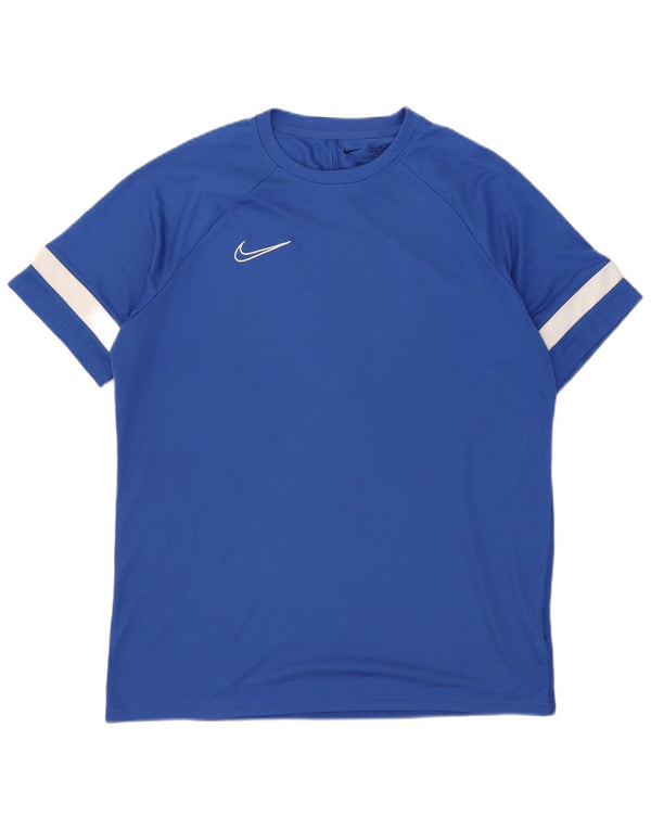 Ανδρικό T-shirt Nike Dri Fit Top XL Blue Colorblock Polyester
