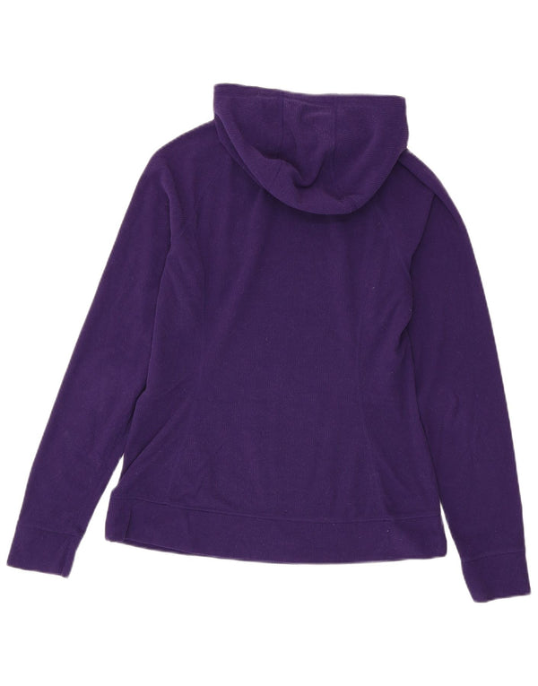 The North Face Γυναικεία Fleece Hoodie Jumper UK 12 Medium Purple Polyester