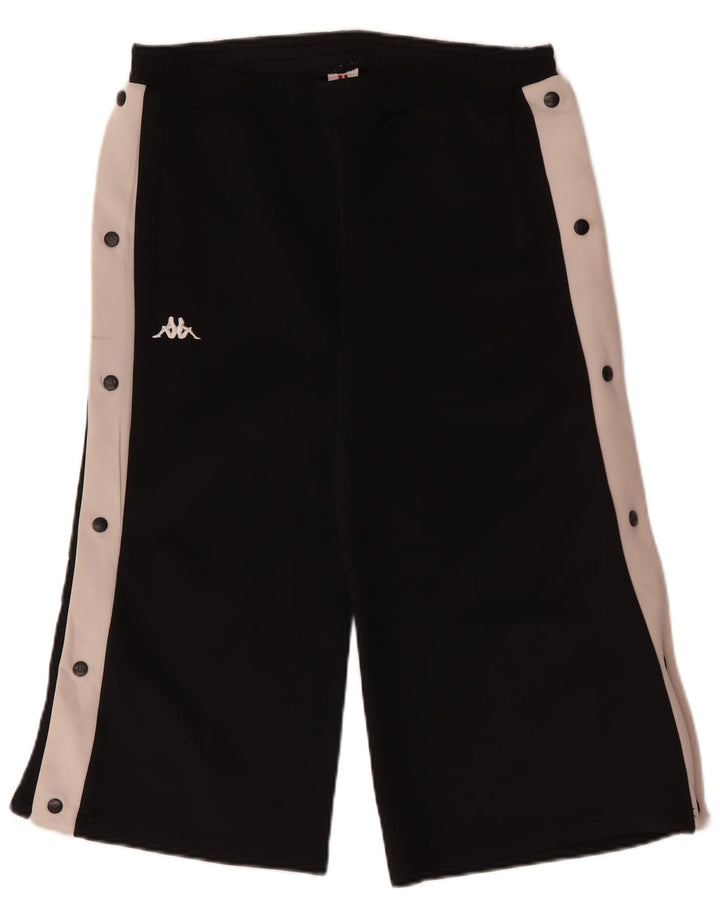 KAPPA Γυναικεία φόρμα Capri Παντελόνι UK 16 Large Black Colourblock