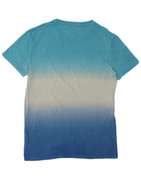 Superdry Ανδρικό T-Shirt Top Small Blue Tie Dye Cotton