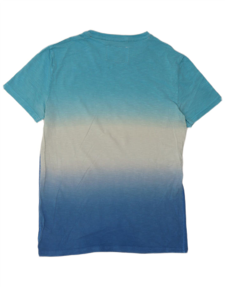 Superdry Ανδρικό T-Shirt Top Small Blue Tie Dye Cotton