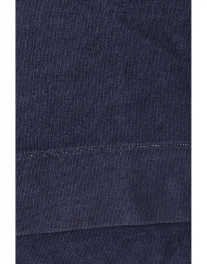 Γυναικείο γραφικό υπερμεγέθη φούτερ Sisley Jumper UK 14 Medium Navy Blue