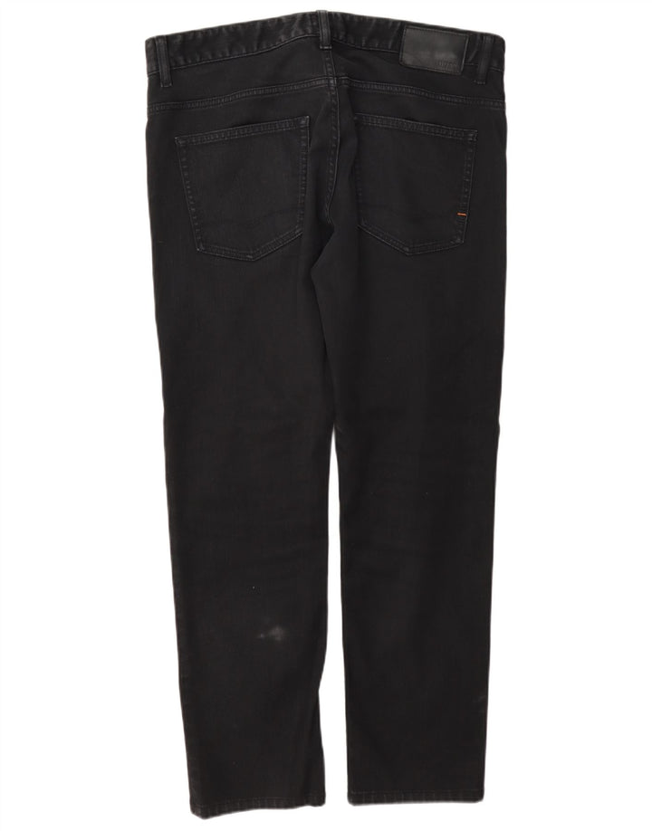 Hugo Boss Ανδρικό Delaware Slim Jeans W34 L29 Γκρι βαμβακερό