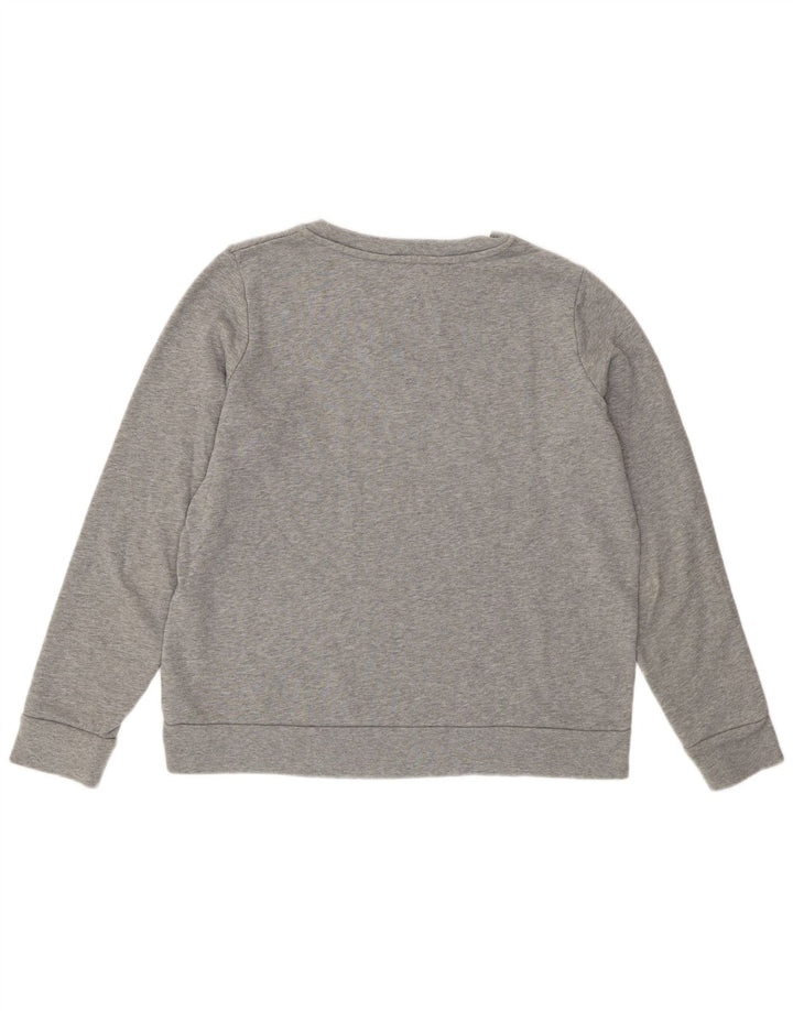 Γυναικείο γραφικό φούτερ Gant Jumper UK 14 Βαμβακερό μεσαίο γκρι