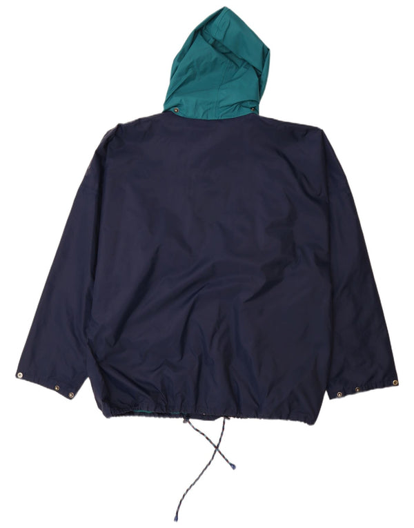 HELLY HANSEN Ανδρικό μπουφάν βροχής με κουκούλα UK 42 XL Navy Blue Colorblock