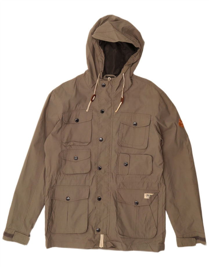 Ανδρικό τζάκετ με κουκούλα JACK & JONES Utility UK 38 Medium Grey Nylon