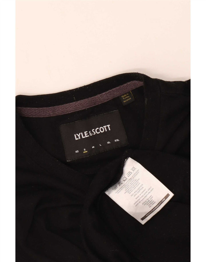 Ανδρικό T-Shirt Lyle & Scott Top Small Black Polyester