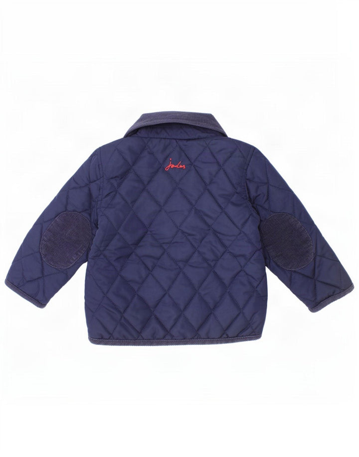 Joules Baby Boys καπιτονέ μπουφάν 12-18 μηνών Navy Blue Polyester