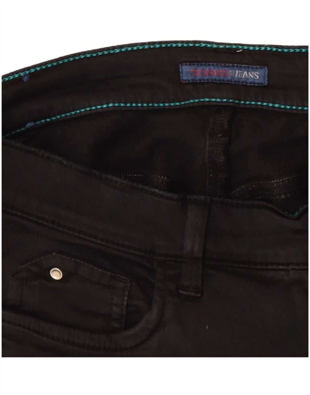 TRUSSARDI Γυναικείο Skinny Jeans IT 44 Medium W28 L29 Μαύρο