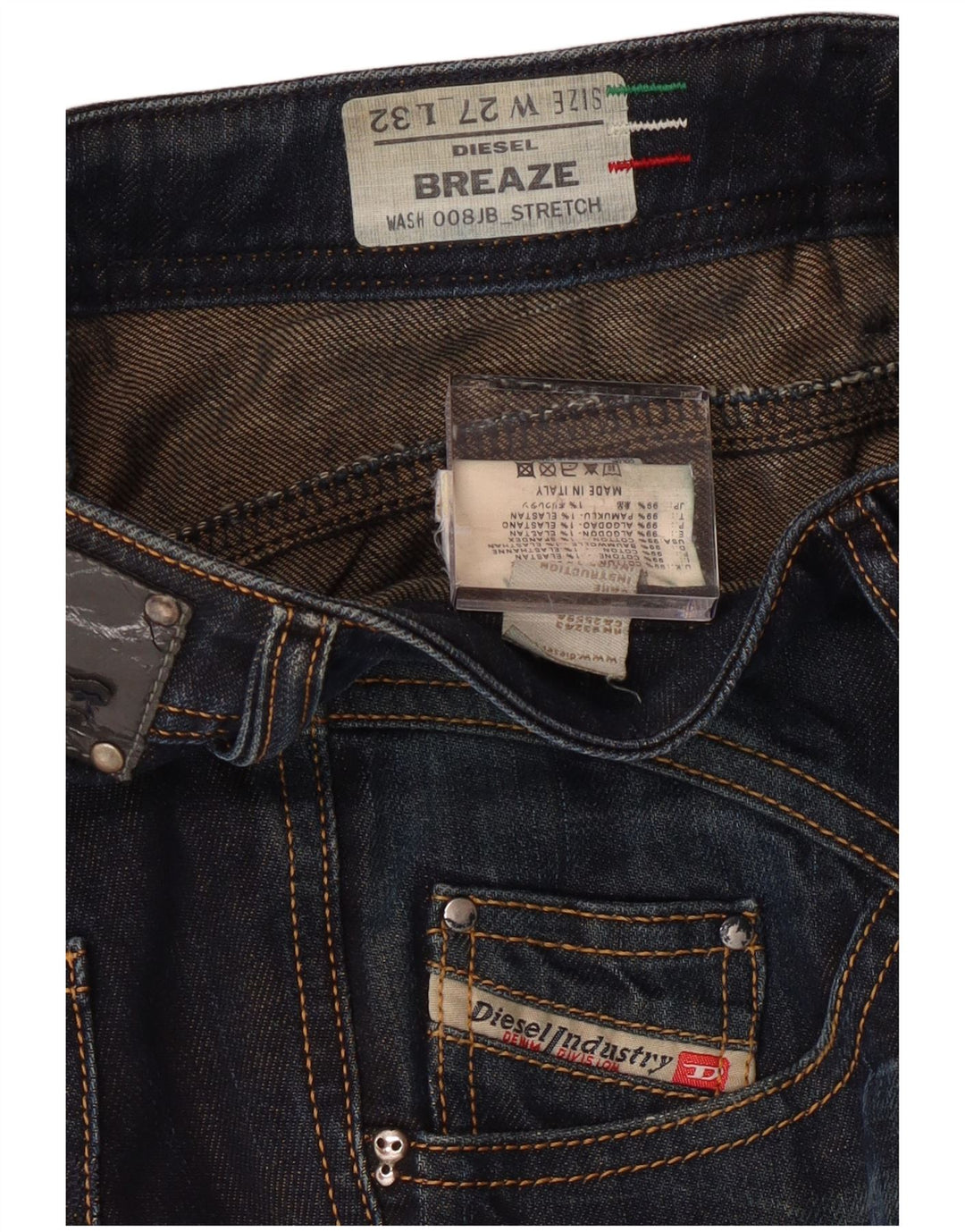 Γυναικείο Skinny Jeans DIESEL Breaze W27 L29 Μπλε βαμβακερό