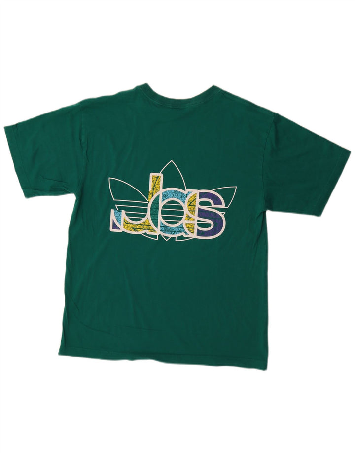 Ανδρικό γραφικό T-Shirt Adidas Top Μεσαίο πράσινο