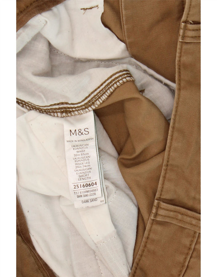 Ανδρικό Slim Cargo Παντελόνι Marks & Spencer W32 L27 Μπεζ βαμβακερό