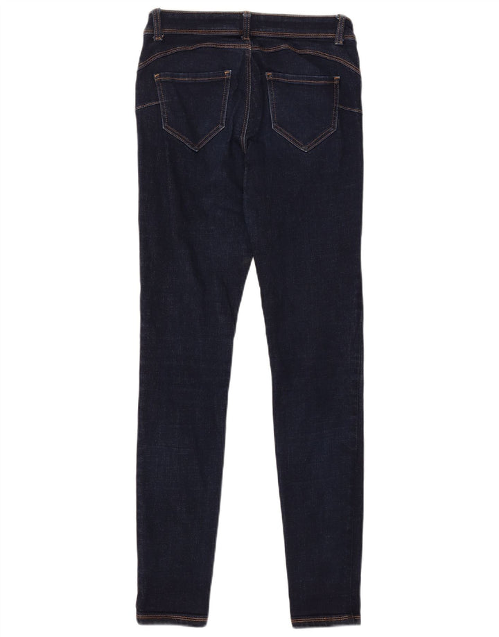 BENETTON Γυναικείο Skinny Jeans W28 L30 Navy Blue Polyester