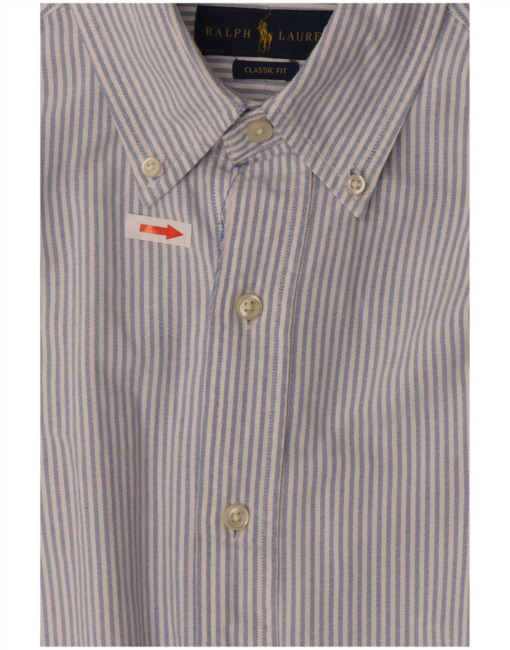 Ανδρικό πουκάμισο Ralph Lauren Classic Fit Βαμβακερό μεσαίο μπλε ριγέ