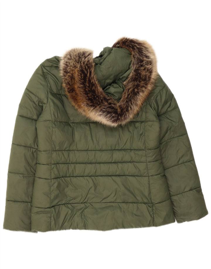 Γυναικείο μπουφάν με κουκούλα Barbour UK 12 Μεσαίο Πράσινο Πολυεστέρας
