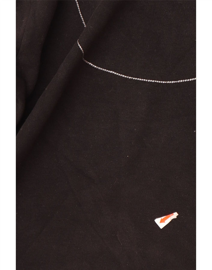 LEVI'S Girls Turtle Neck Jumper πουλόβερ 13-14 ετών μαύρο βαμβακερό