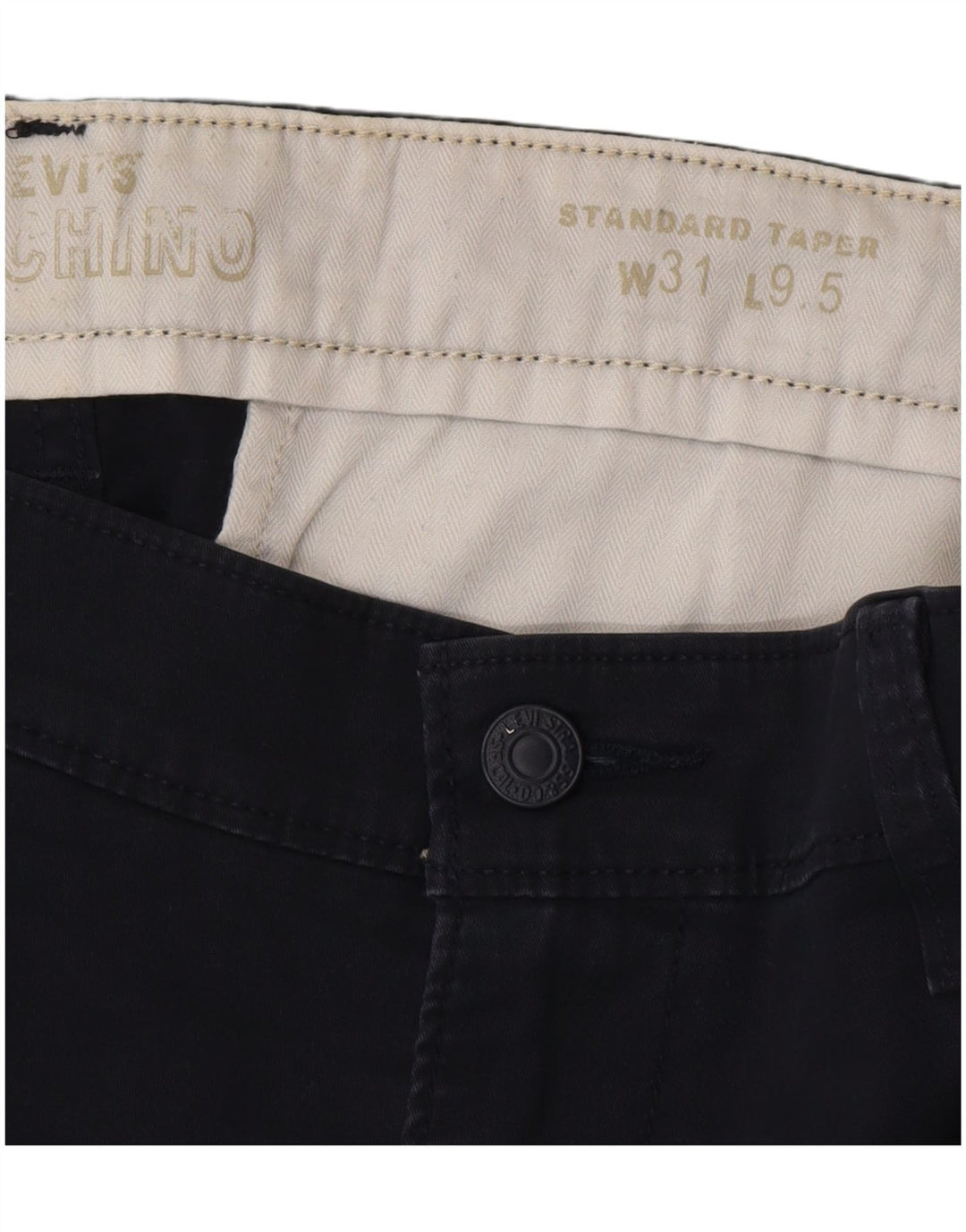 Ανδρικό τσίνο σορτς Levi's Standard W31 από βαμβακερό μεσαίο ναυτικό μπλε