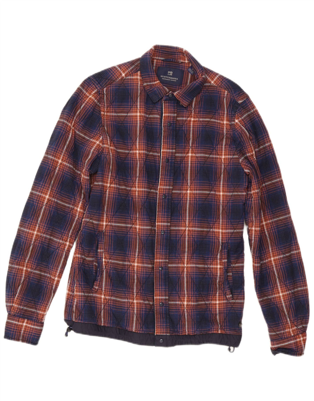 Scotch & Soda Ανδρικό πουκάμισο Ξυλοκόπος Φανελένιο μεσαίο πολύχρωμο καρό