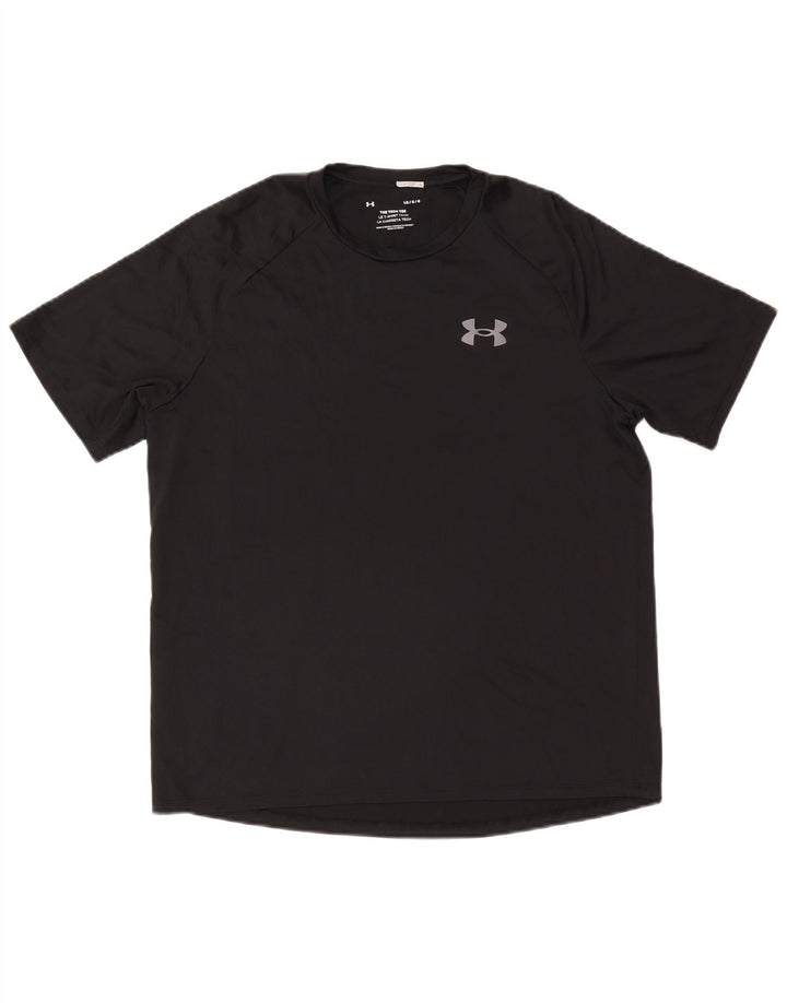 Under Armour Ανδρικό T-Shirt Top Large Μαύρο