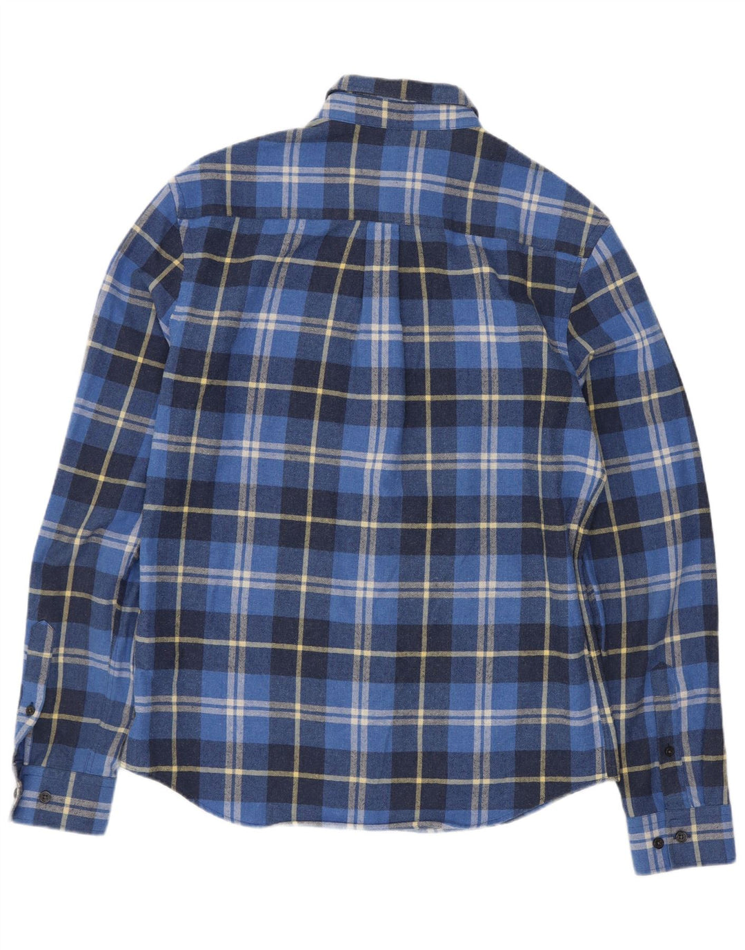 Ανδρικό Penguin Heritage Fit Slim Flannel πουκάμισο, μεσαίο μπλε βαμβακερό