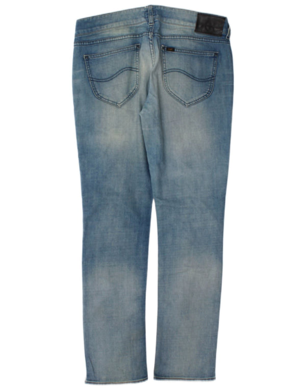 Lee Mens Slim Jeans W31 L33 Blue Cotton
