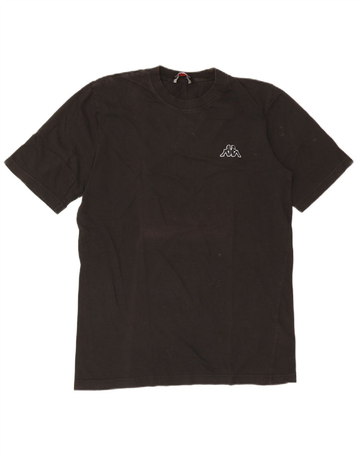 Ανδρικό T-Shirt Kappa Top μεγάλο μαύρο βαμβακερό