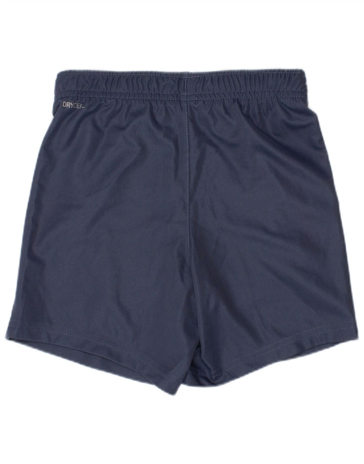 Puma Boys Sport σορτς 5-6 ετών Navy Blue Colorblock Πολυεστέρας