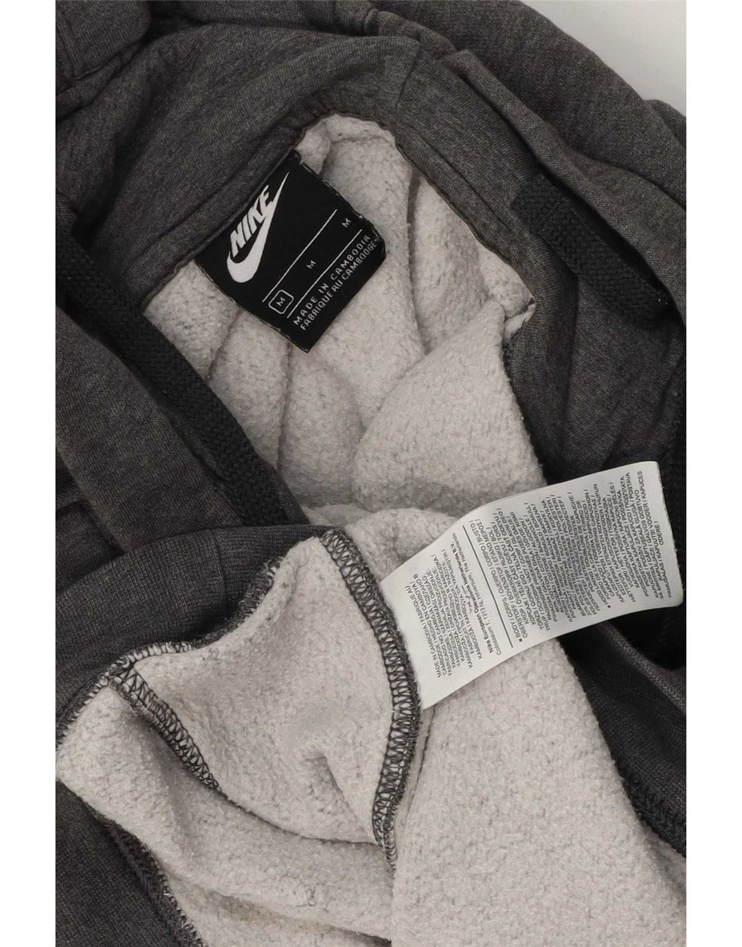 Ανδρικό φούτερ Nike, μεσαίο γκρι βαμβακερό