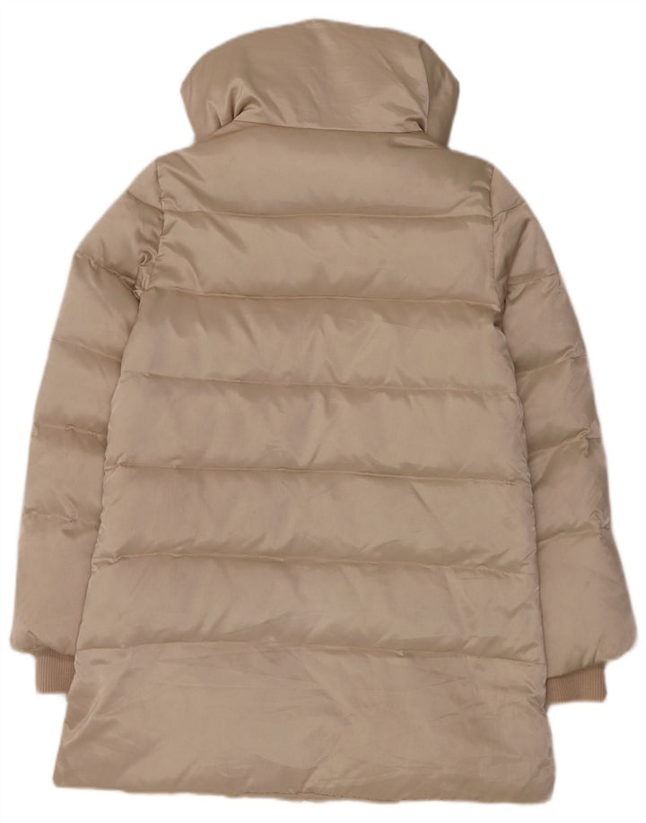 Moschino γυναικείο παλτό Duffle UK 14 Large Beige Polyester