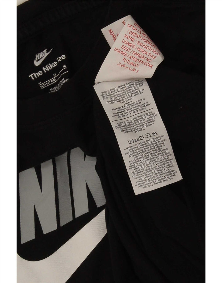 Μπλουζάκι Nike Boys Graphic T-shirt 10-11 ετών, μεσαίο μαύρο βαμβακερό