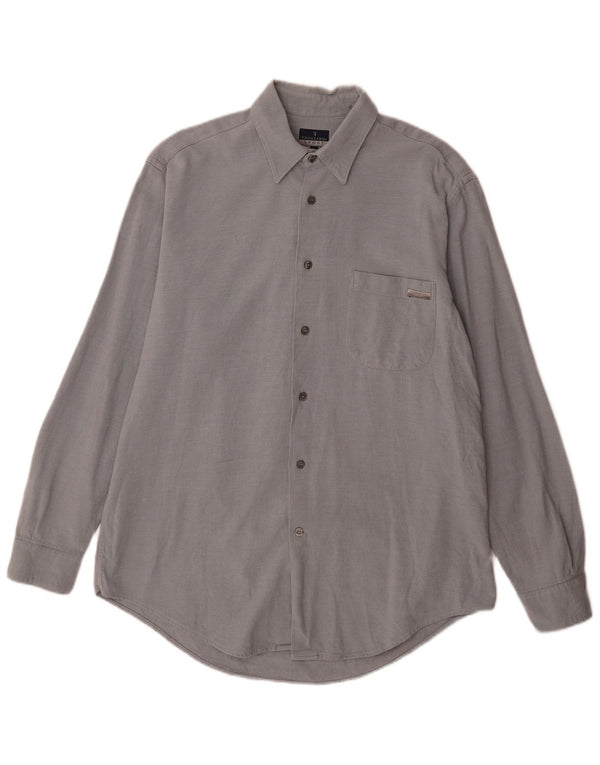 Ανδρικό πουκάμισο Trussardi Large Grey Classic
