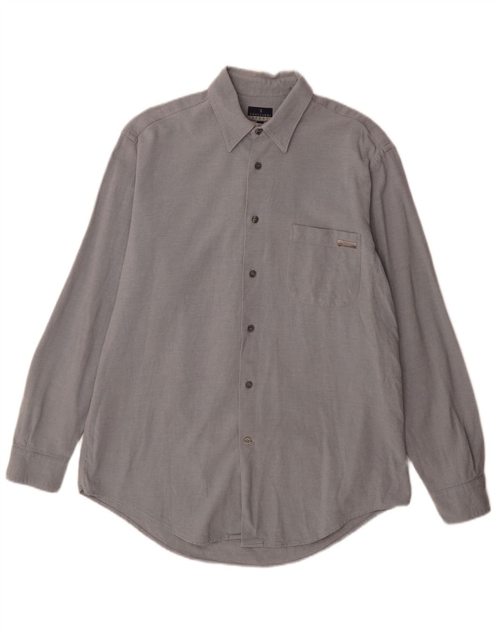 Ανδρικό πουκάμισο Trussardi Large Grey Classic