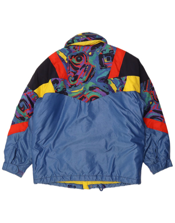 Ανδρικό μπουφάν σκι με κουκούλα Fila UK 36 Small Blue Colourblock