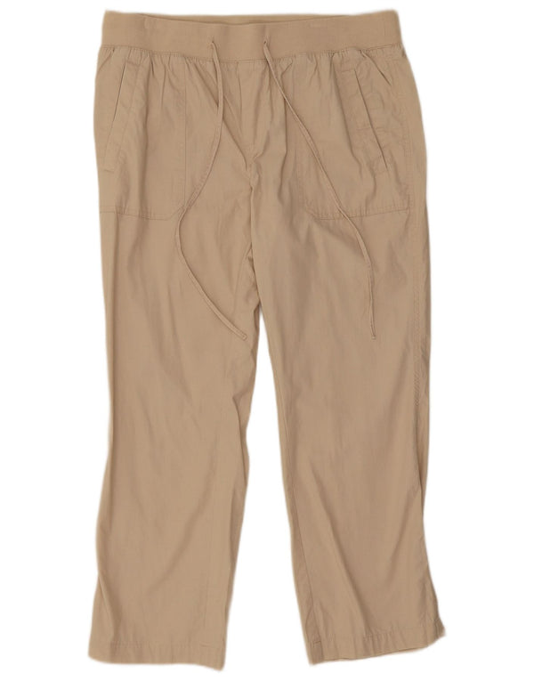 Marks & Spencer Γυναικείο Κοντό Παντελόνι Chino UK 14 Large W32 L26 Beige